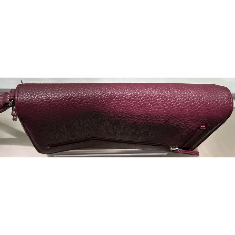 Mundi Burgundy Bifold leather wallet